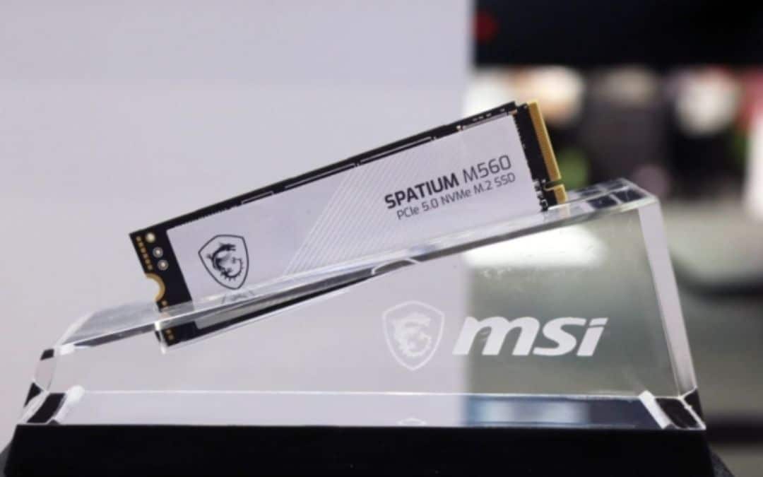 MSI 2TB M560 PCIe 5.0 NVMe M.2 SSD, Sequential Read up to 10,000MB/s,  5 Year Warranty SPATIUM M560 2TB